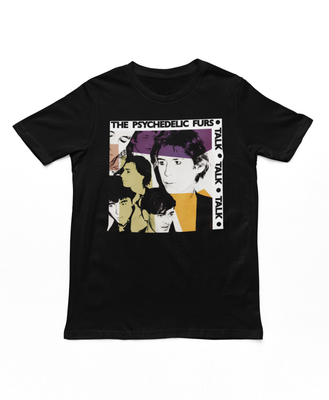 Psychedelic Furs Talk Talk Talk Mens T Shirt Black Retro Pop Classics