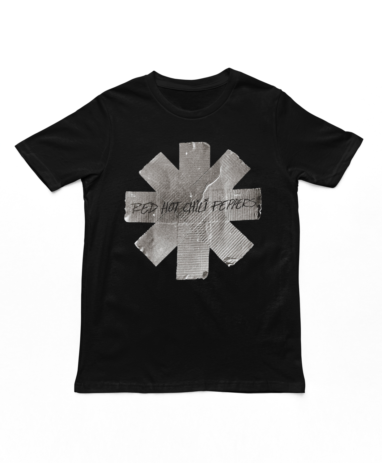 Red Hot Chili Peppers Duct Tape Asterisk Mens T Shirt Black Retro Pop Classics