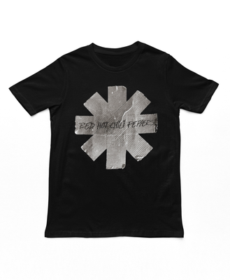 Red Hot Chili Peppers Duct Tape Asterisk Mens T Shirt Black Retro Pop Classics