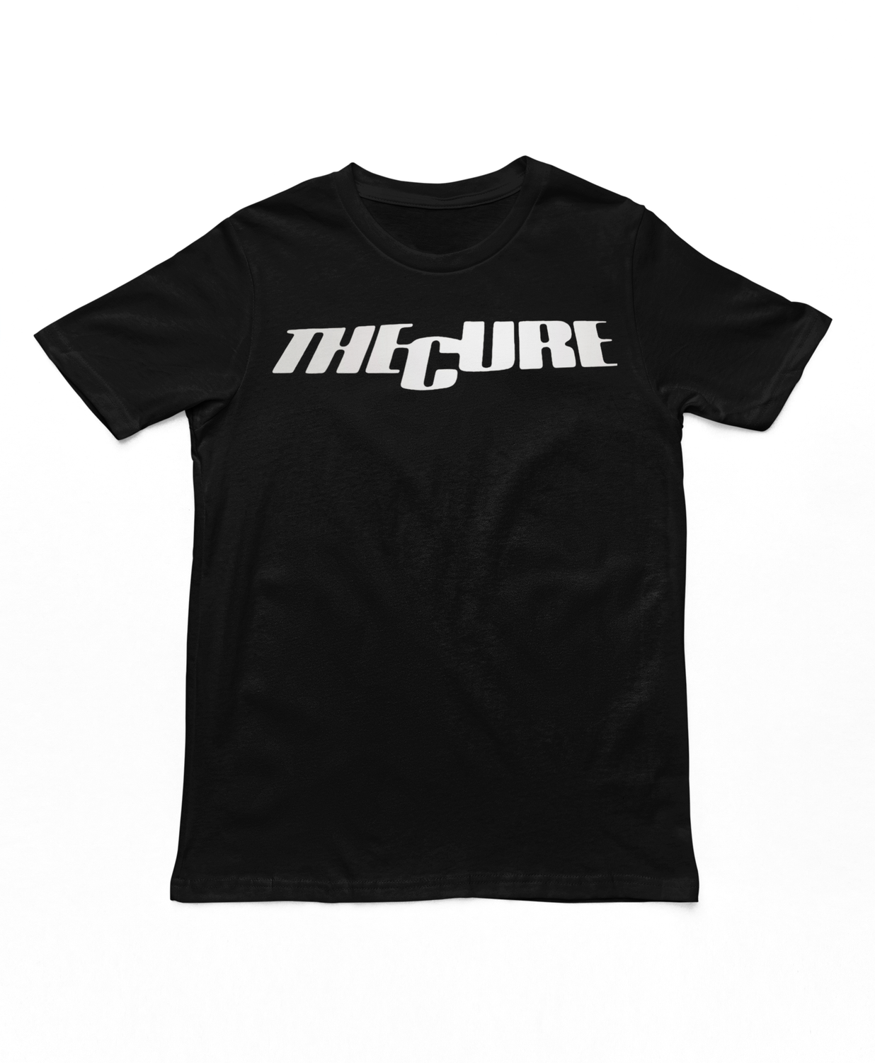 The Cure Logo Mens T Shirt Black Retro Pop Classics