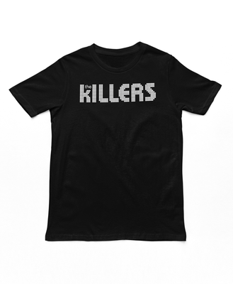 The Killers Classic Logo Mens T Shirt Black Retro Pop Classics