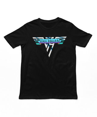 Van Halen 1978 Vintage Logo Mens T Shirt Black Retro Pop Classics