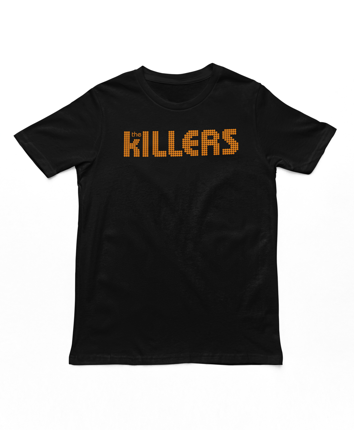 The Killers Orange Logo Mens T Shirt Black Retro Pop Classics