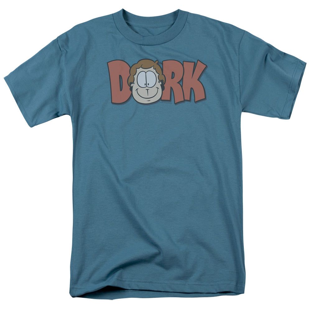 Garfield Dork Mens T Shirt Slate Retro Pop Classics