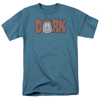 Garfield Dork Mens T Shirt Slate Retro Pop Classics