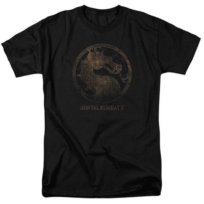 Mortal Kombat X Metal Seal Mens T Shirt Black Retro Pop Classics