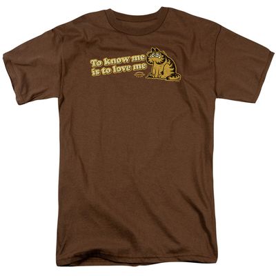 Garfield to Know Me is to Love Me Mens T Shirt Coffee Retro Pop Classics