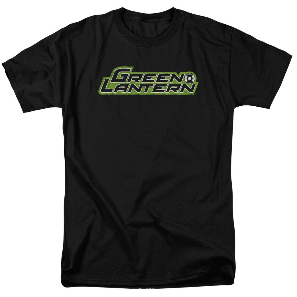 Green Lantern Scribble Title Mens T Shirt Black Retro Pop Classics