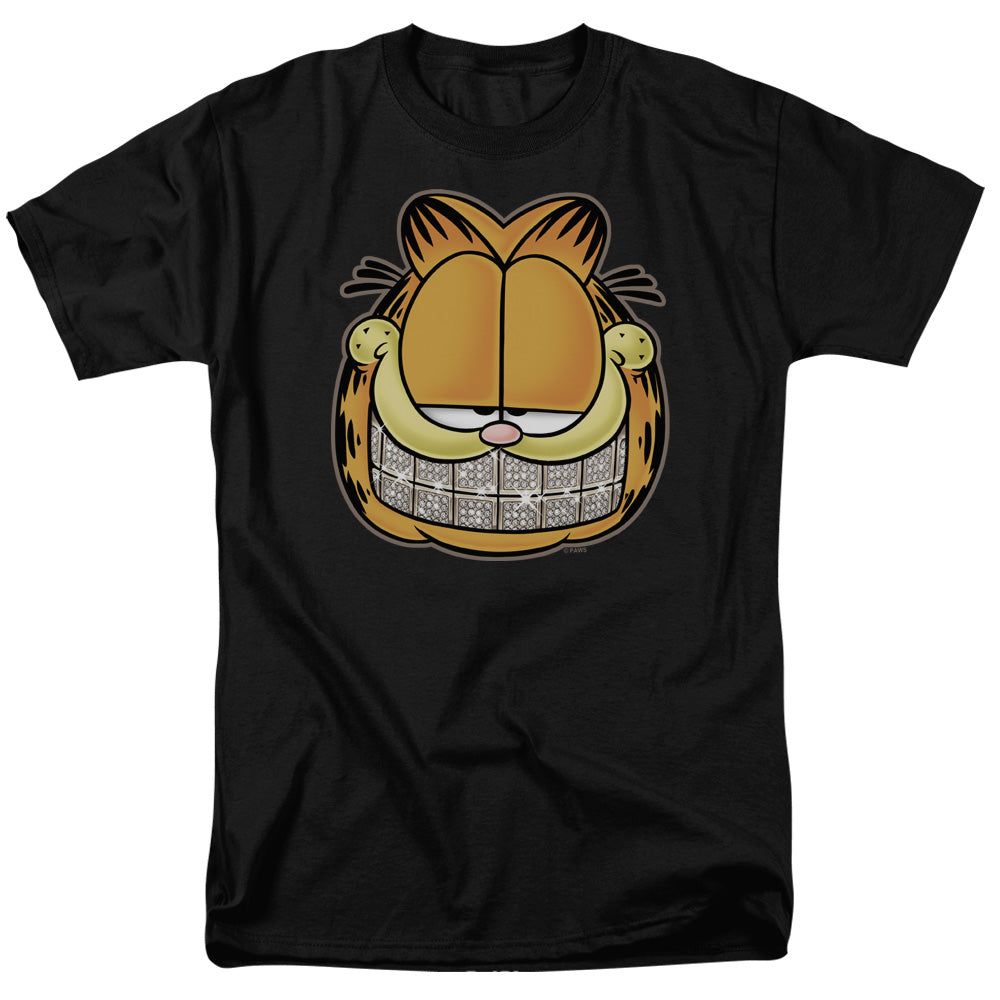 Garfield Nice Grill Mens T Shirt Black Retro Pop Classics