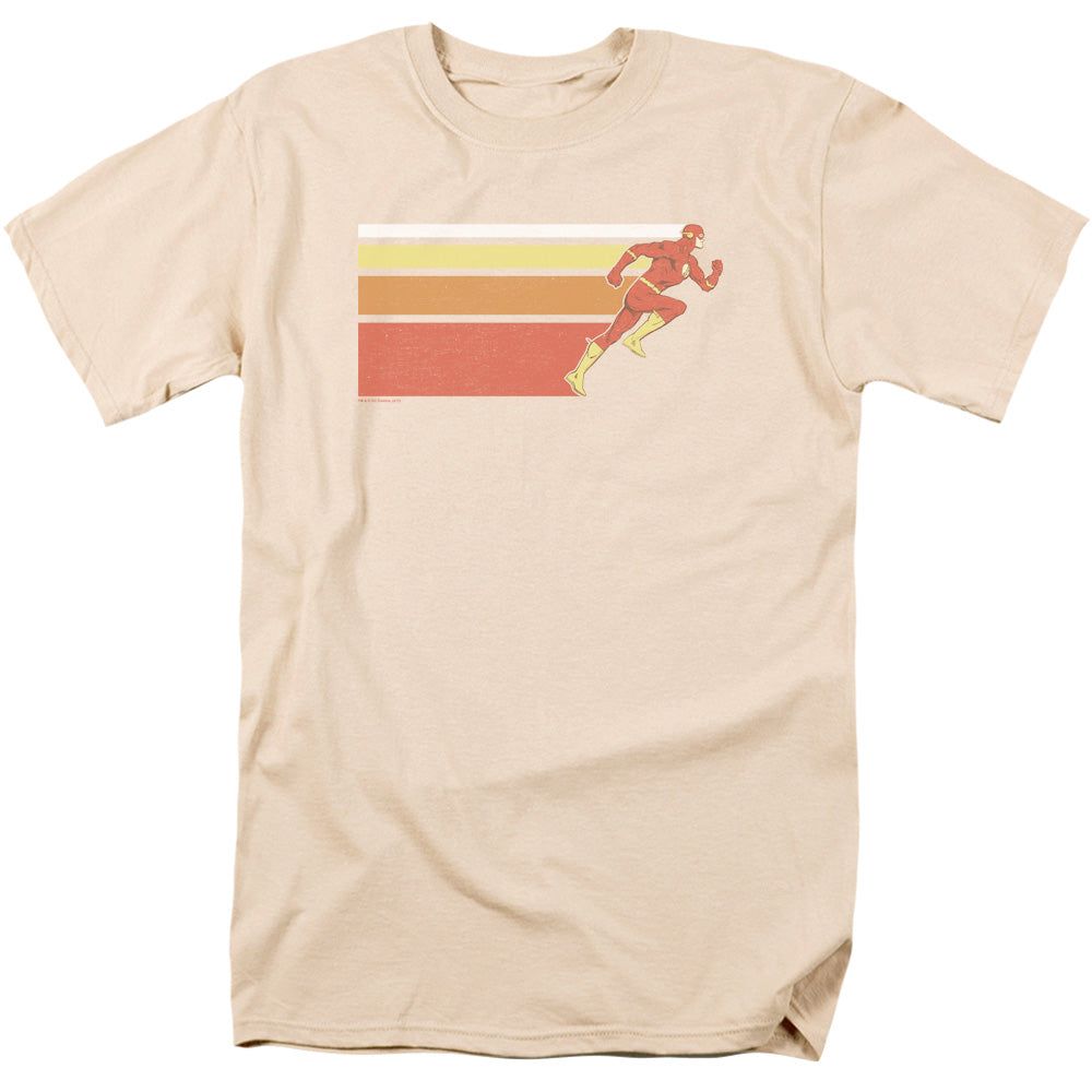 The Flash Flash Retro Bars Mens T Shirt Cream Retro Pop Classics