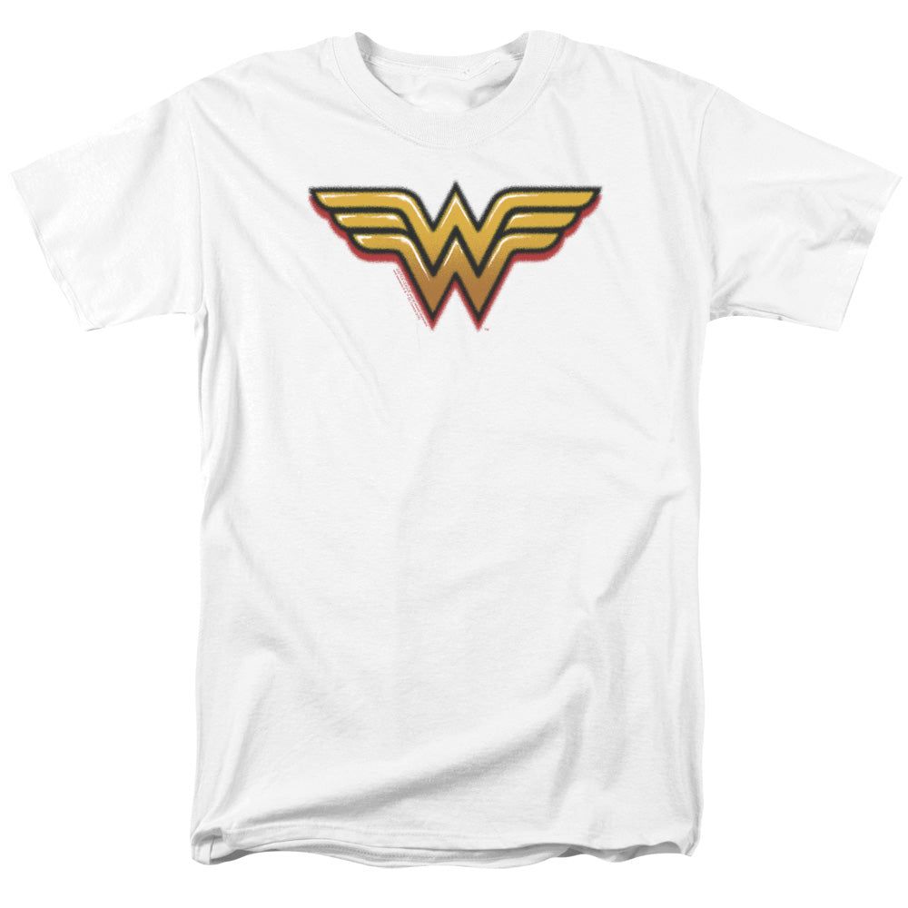 Dc Wonder Woman Airbrush Ww Mens T Shirt White Retro Pop Classics