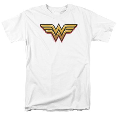 Dc Wonder Woman Airbrush Ww Mens T Shirt White Retro Pop Classics