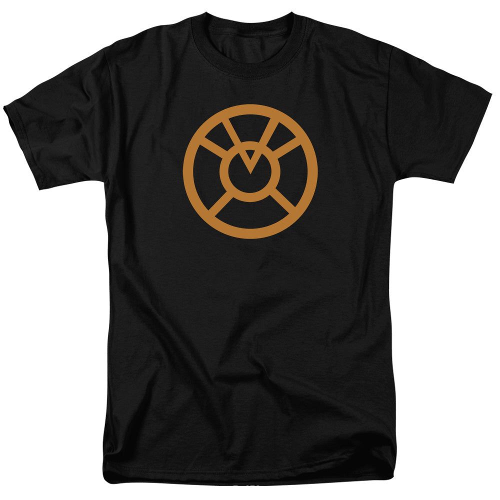 Green Lantern Orange Emblem Mens T Shirt Black Retro Pop Classics