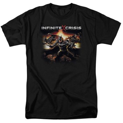 Infinite Crisis Batmen Mens T Shirt Black Retro Pop Classics