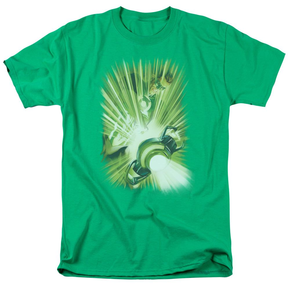 Green Lantern Lanterns Light Mens T Shirt Kelly Green Retro Pop Classics