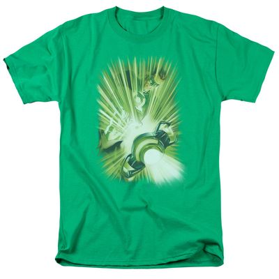 Green Lantern Lanterns Light Mens T Shirt Kelly Green Retro Pop Classics