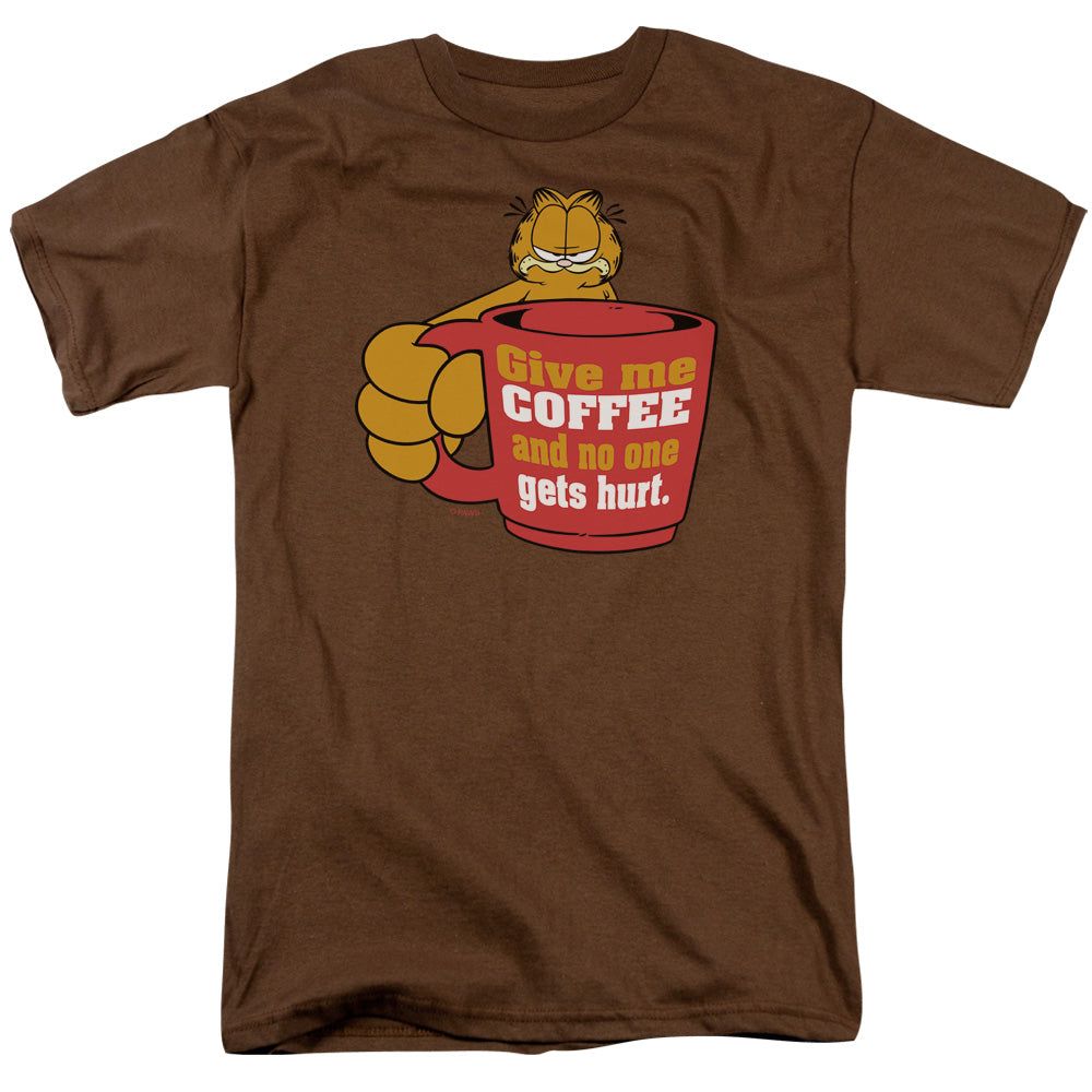 Garfield Give Me Coffee Mens T Shirt Coffee Retro Pop Classics