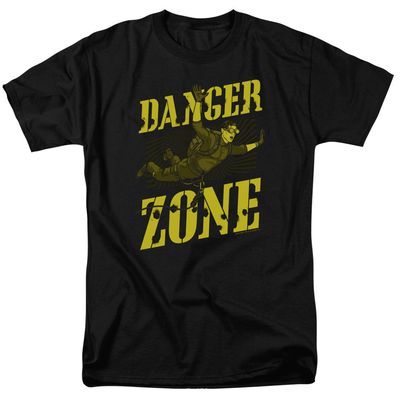 Archer Leap Of Faith Mens T Shirt Black Retro Pop Classics