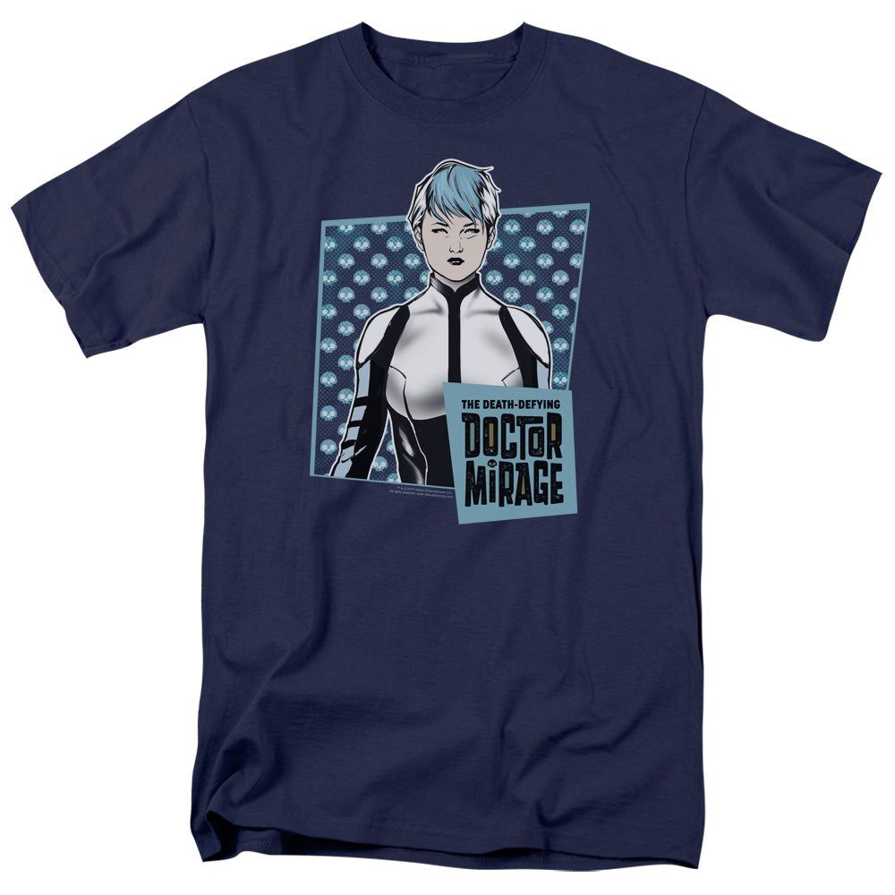 Doctor Mirage Good Doctor Mens T Shirt Navy Blue Retro Pop Classics