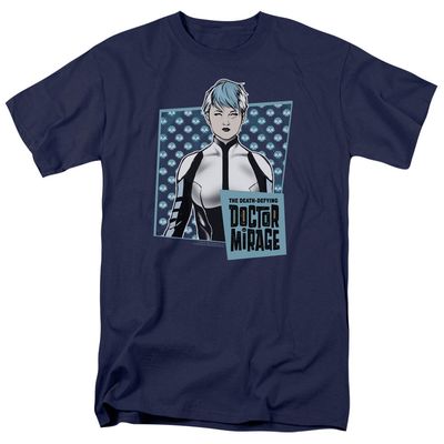 Doctor Mirage Good Doctor Mens T Shirt Navy Blue Retro Pop Classics