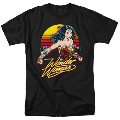 Wonder Woman 84 Skyline Mens T Shirt Black Retro Pop Classics