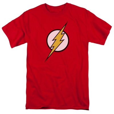 The Flash Logo Mens T Shirt Red Retro Pop Classics