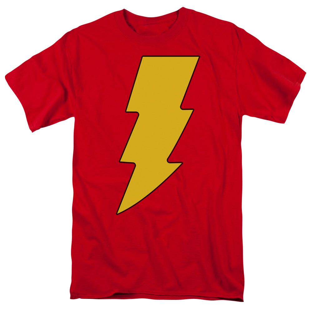 Dc Shazam Logo Mens T Shirt Red Retro Pop Classics
