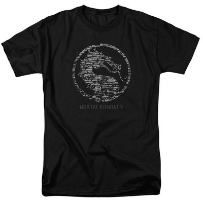 Mortal Kombat X Stone Seal Mens T Shirt Black Retro Pop Classics