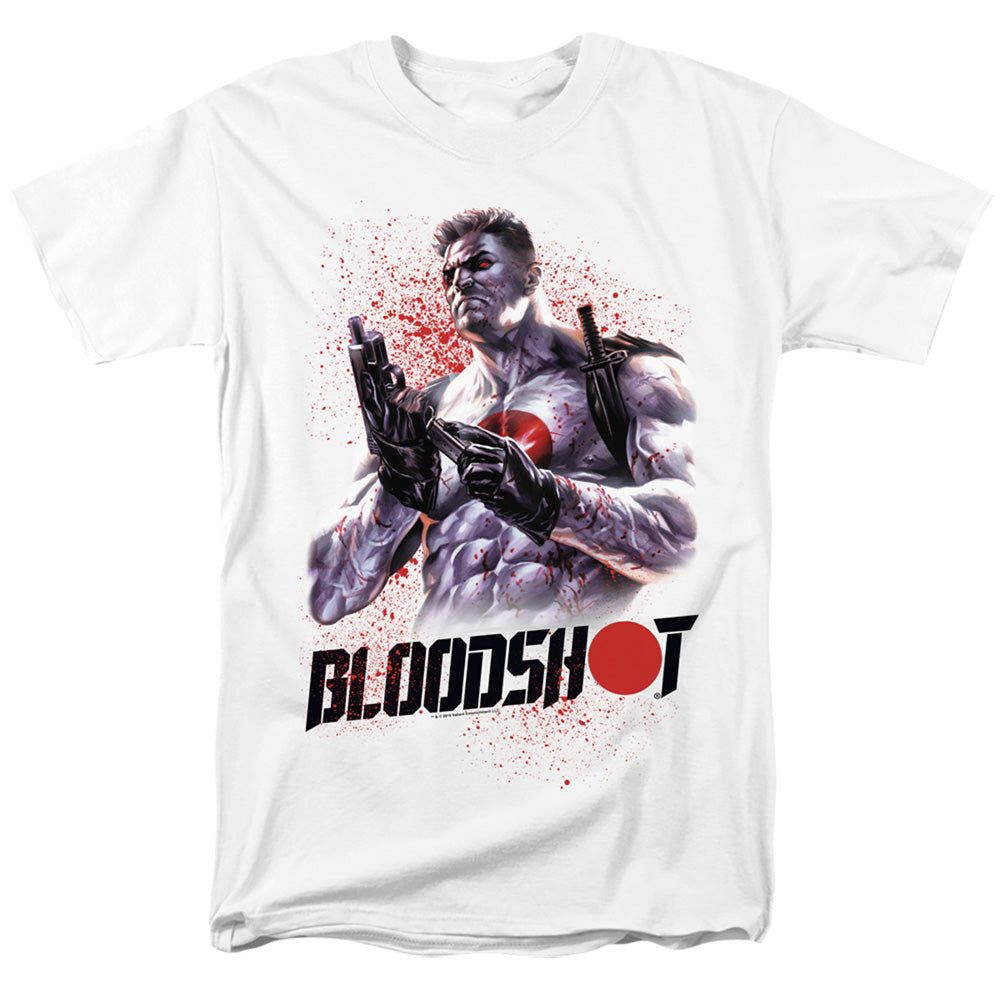 Bloodshot Reload Mens T Shirt White Retro Pop Classics