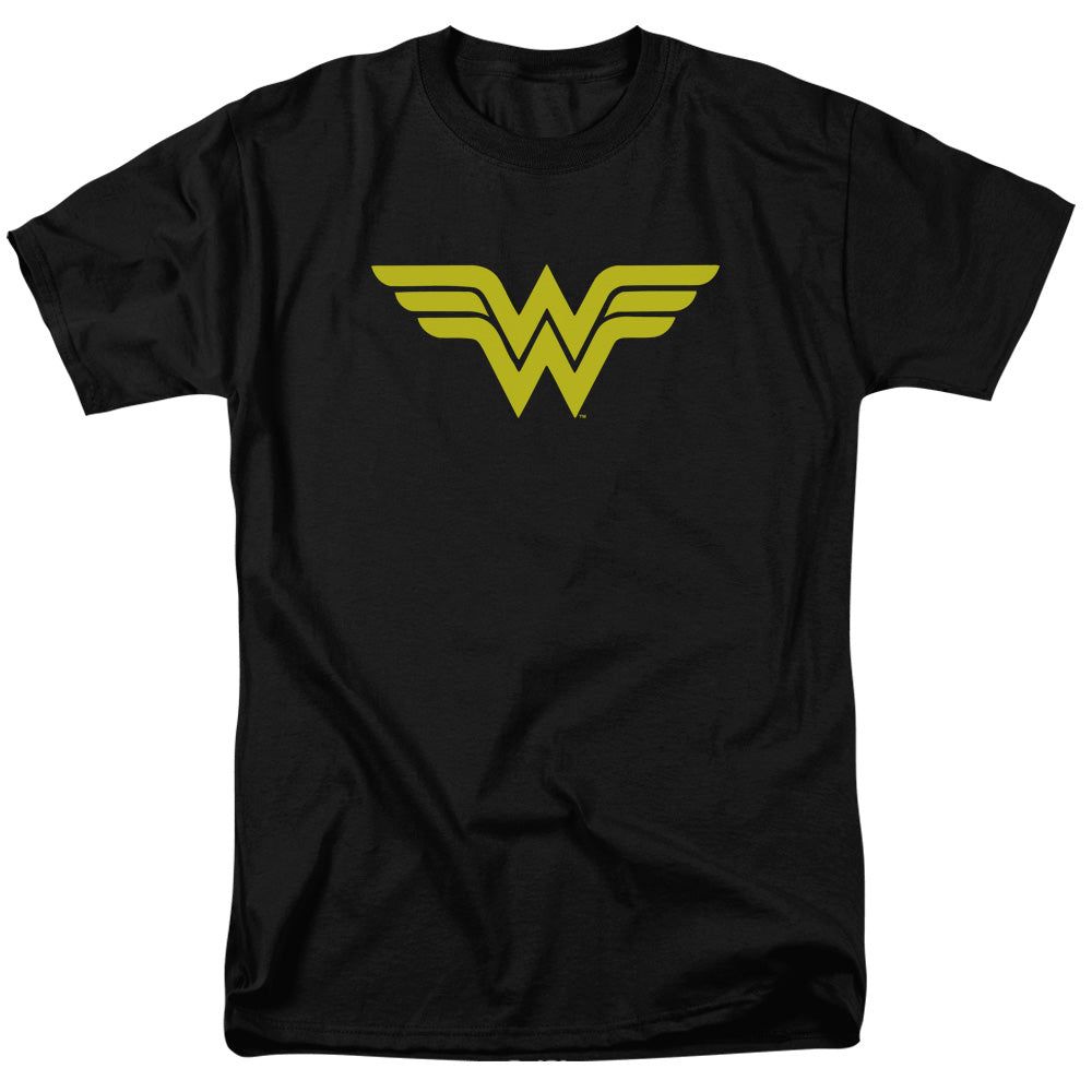 Dc Wonder Woman Logo Mens T Shirt Black Retro Pop Classics
