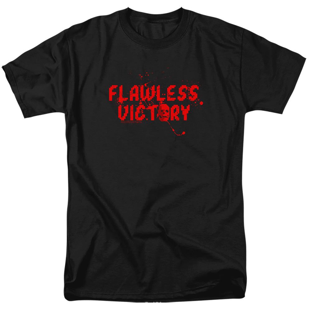 Mortal Kombat Klassic Flawless Victory Mens T Shirt Black Retro Pop Classics