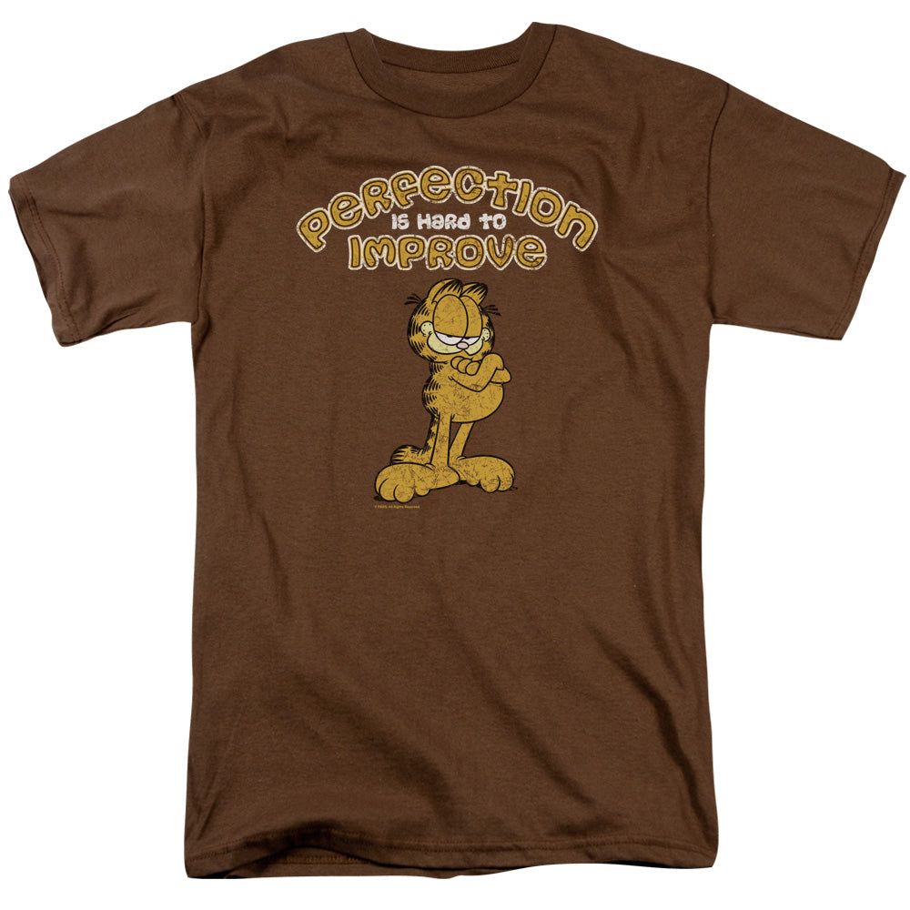 Garfield Perfect Mens T Shirt Coffee Retro Pop Classics