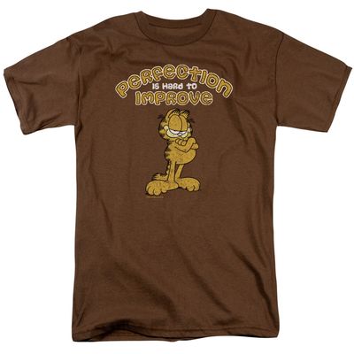 Garfield Perfect Mens T Shirt Coffee Retro Pop Classics