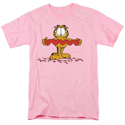 Garfield Sweetheart Mens T Shirt Pink Retro Pop Classics