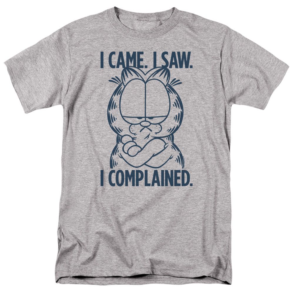 Garfield I Complained Mens T Shirt Athletic Heather Retro Pop Classics
