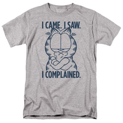 Garfield I Complained Mens T Shirt Athletic Heather Retro Pop Classics