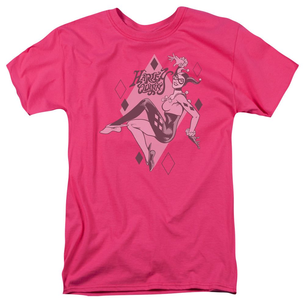 Dc Harley Quinn Mens T Shirt Hot Pink Retro Pop Classics