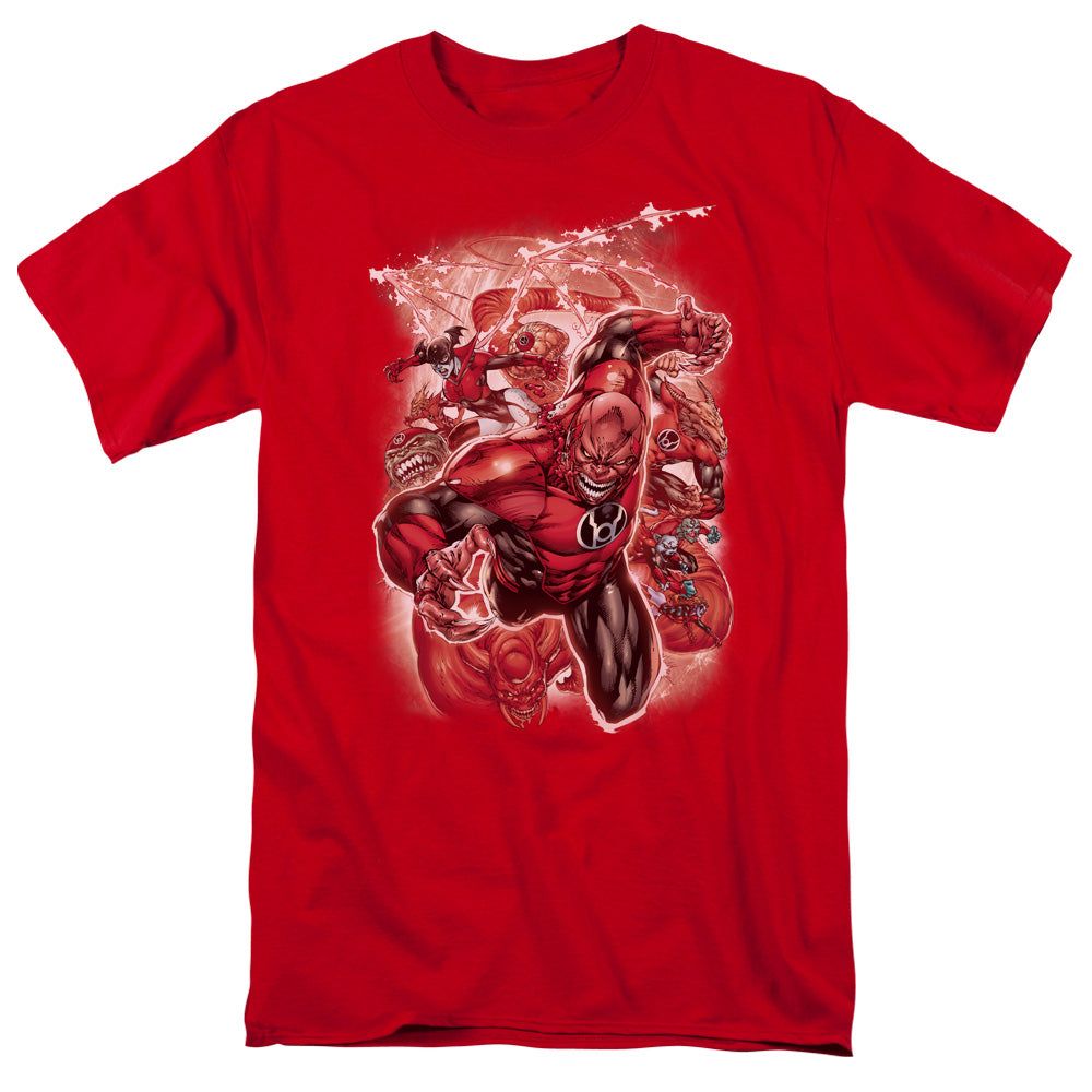Green Lantern Red Lanterns #1 Mens T Shirt Red Retro Pop Classics