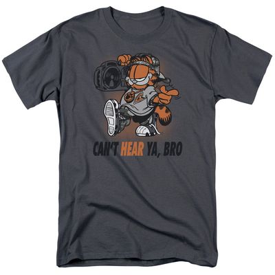 Garfield Oh Snap Mens T Shirt Charcoal Retro Pop Classics