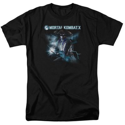 Mortal Kombat X Raiden Mens T Shirt Black Retro Pop Classics