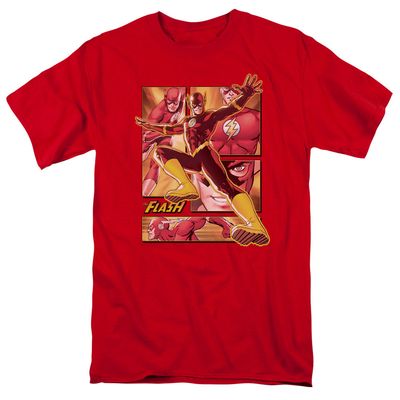 The Flash Mens T Shirt Red Retro Pop Classics