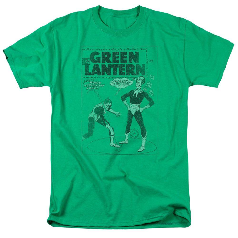 Green Lantern Perilous Traps Mens T Shirt Kelly Green Retro Pop Classics