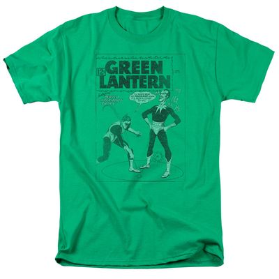 Green Lantern Perilous Traps Mens T Shirt Kelly Green Retro Pop Classics