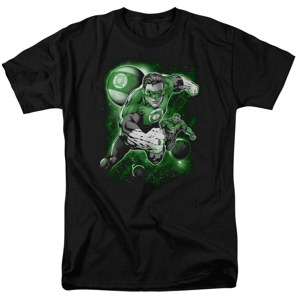 Green Lantern Lantern Planet Mens T Shirt Black Retro Pop Classics