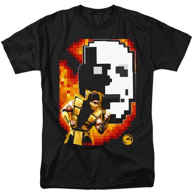 Mortal Kombat Klassic Scorpion Mens T Shirt Black Retro Pop Classics