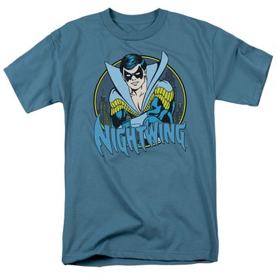 Dc Nightwing Mens T Shirt Slate Retro Pop Classics