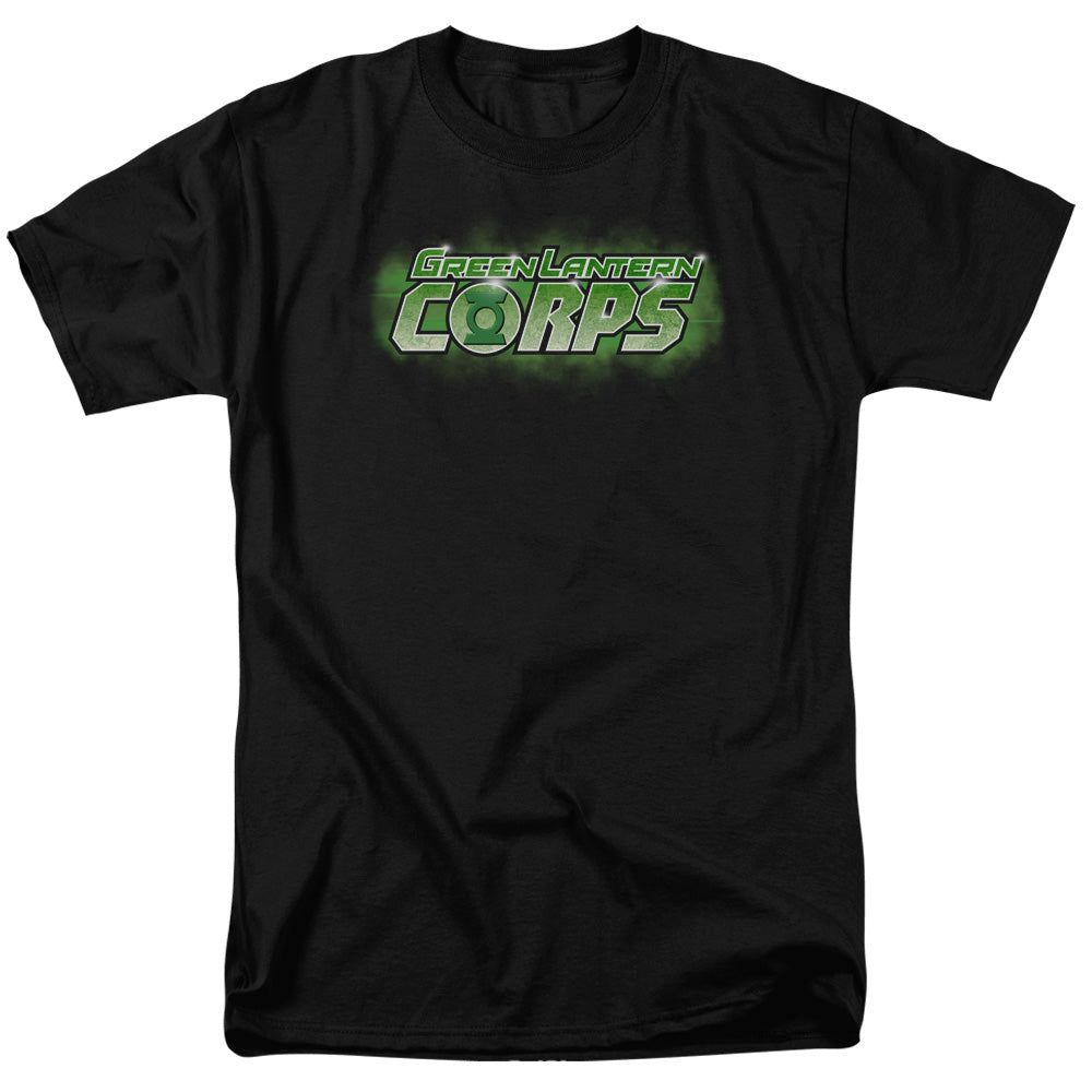 Green Lantern Gl Corps Title Mens T Shirt Black Retro Pop Classics