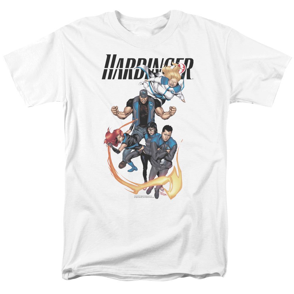 Harbinger Vertical Team Mens T Shirt White Retro Pop Classics
