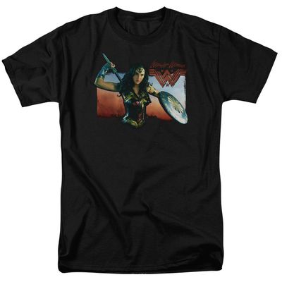 Wonder Woman Movie Warrior Woman Mens T Shirt Black Retro Pop Classics