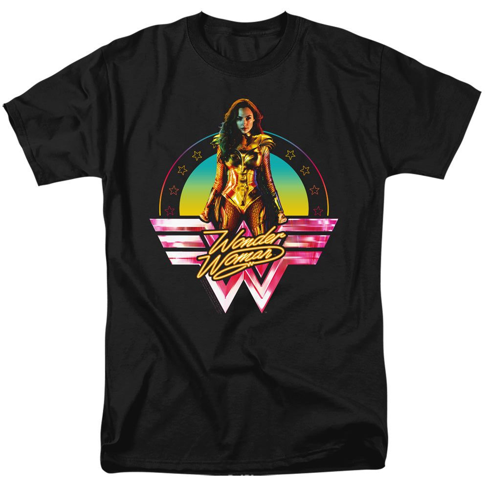 Wonder Woman 84 Color Pop Mens T Shirt Black Retro Pop Classics